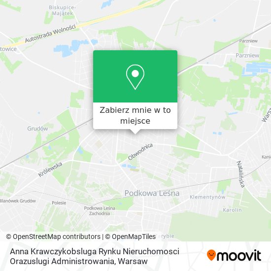 Mapa Anna Krawczykobsluga Rynku Nieruchomosci Orazuslugi Administrowania