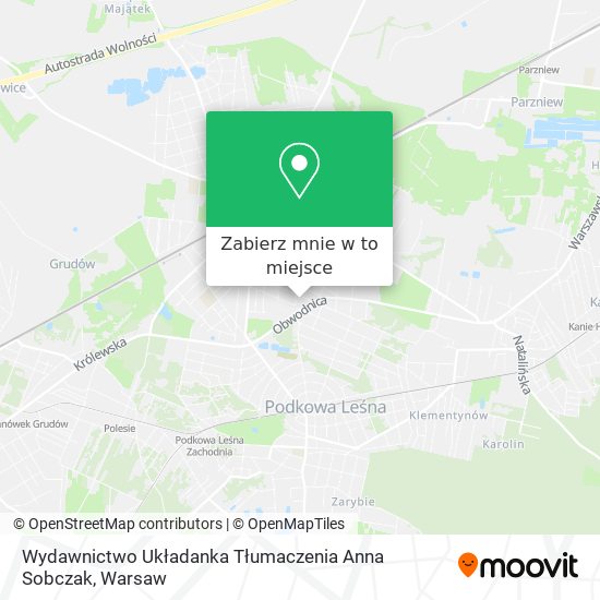 Mapa Wydawnictwo Układanka Tłumaczenia Anna Sobczak