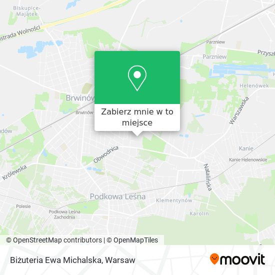 Mapa Biżuteria Ewa Michalska