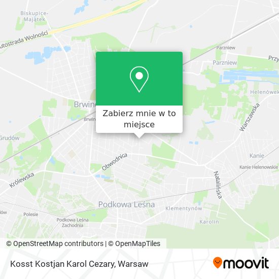 Mapa Kosst Kostjan Karol Cezary