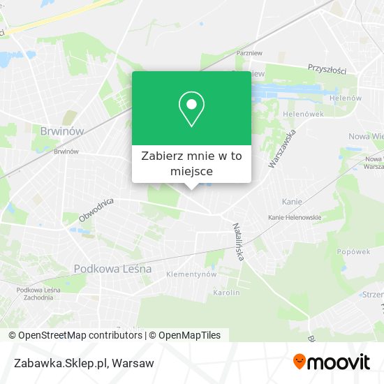 Mapa Zabawka.Sklep.pl