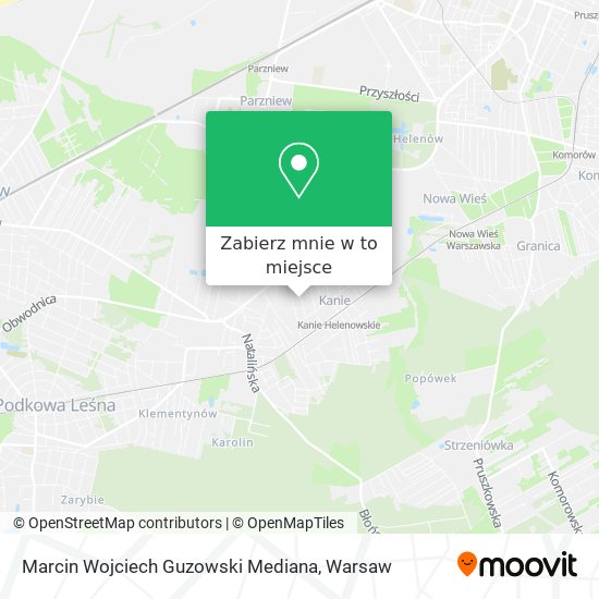 Mapa Marcin Wojciech Guzowski Mediana