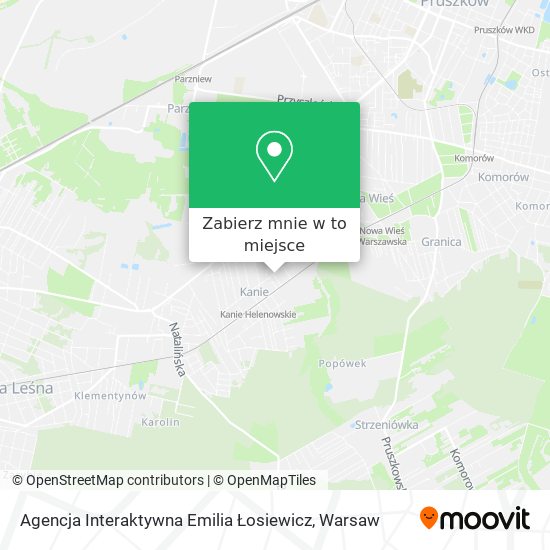 Mapa Agencja Interaktywna Emilia Łosiewicz