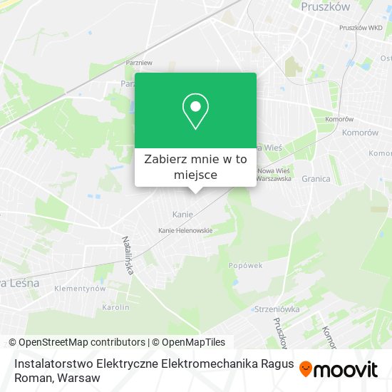 Mapa Instalatorstwo Elektryczne Elektromechanika Ragus Roman