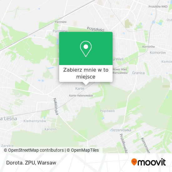 Mapa Dorota. ZPU