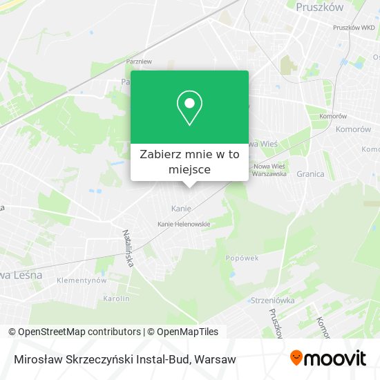 Mapa Mirosław Skrzeczyński Instal-Bud