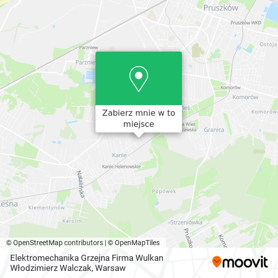 Mapa Elektromechanika Grzejna Firma Wulkan Włodzimierz Walczak