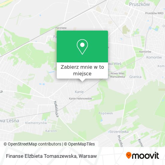 Mapa Finanse Elżbieta Tomaszewska