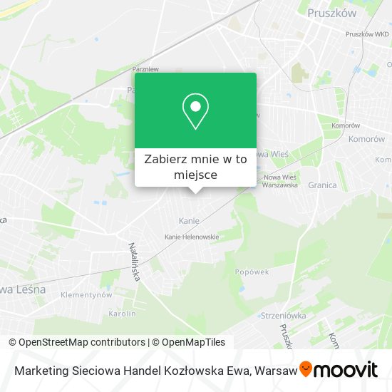 Mapa Marketing Sieciowa Handel Kozłowska Ewa