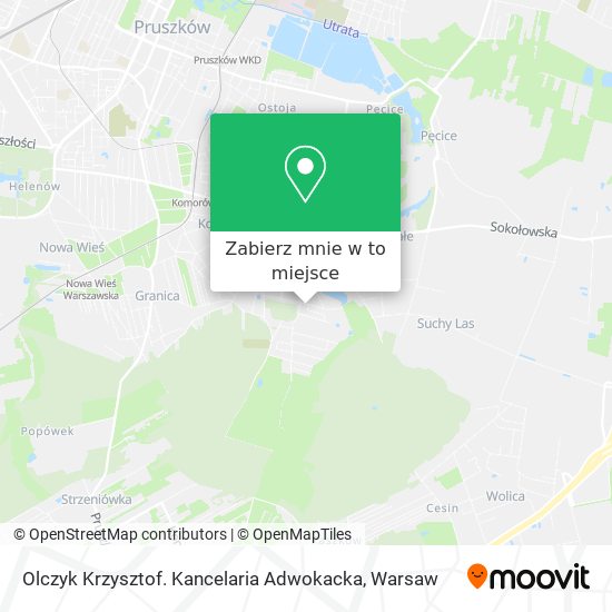 Mapa Olczyk Krzysztof. Kancelaria Adwokacka