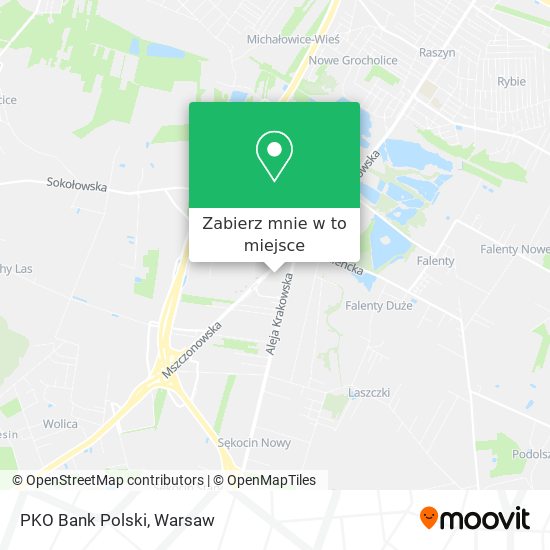 Mapa PKO Bank Polski