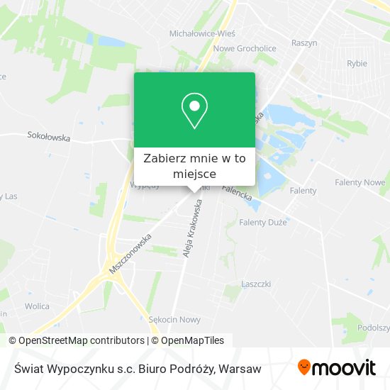 Mapa Świat Wypoczynku s.c. Biuro Podróży