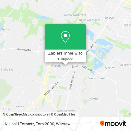 Mapa Kuliński Tomasz, Tom 2000