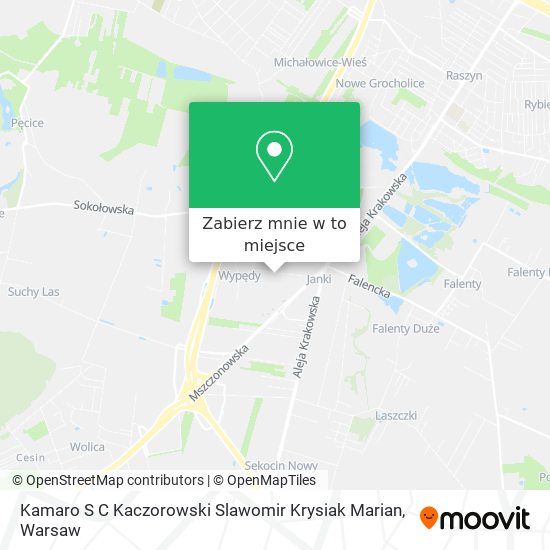 Mapa Kamaro S C Kaczorowski Slawomir Krysiak Marian