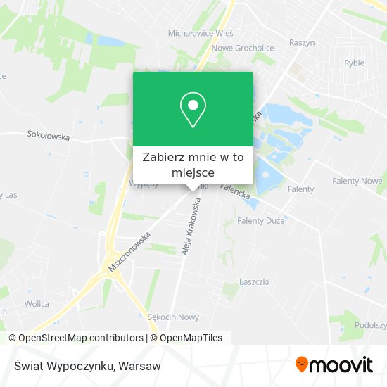 Mapa Świat Wypoczynku