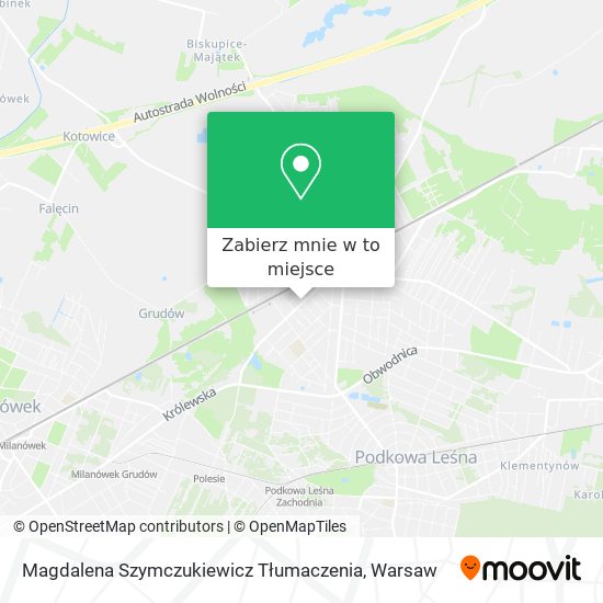 Mapa Magdalena Szymczukiewicz Tłumaczenia