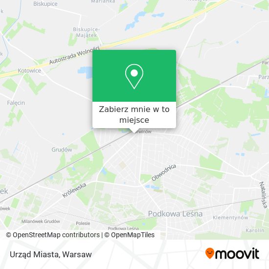 Mapa Urząd Miasta