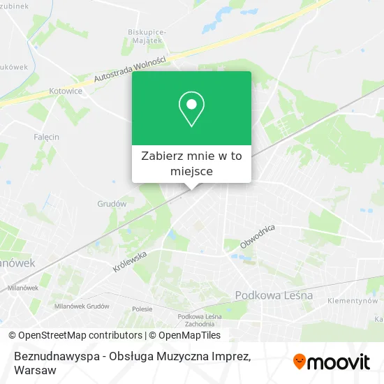 Mapa Beznudnawyspa - Obsługa Muzyczna Imprez