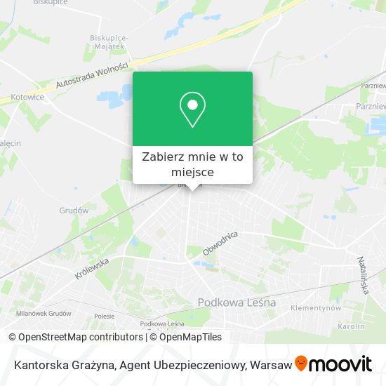 Mapa Kantorska Grażyna, Agent Ubezpieczeniowy