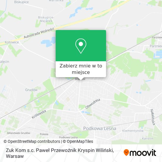 Mapa Zuk Kom s.c. Paweł Przewoźnik Kryspin Wiliński