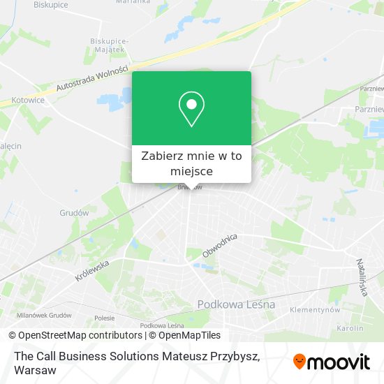 Mapa The Call Business Solutions Mateusz Przybysz