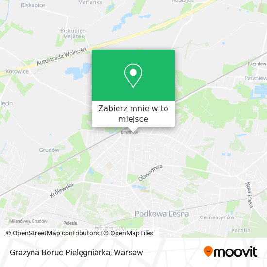 Mapa Grażyna Boruc Pielęgniarka