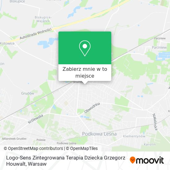 Mapa Logo-Sens Zintegrowana Terapia Dziecka Grzegorz Houwalt