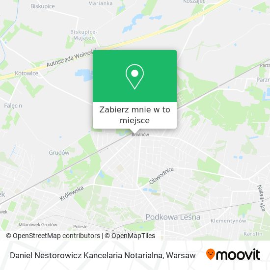 Mapa Daniel Nestorowicz Kancelaria Notarialna