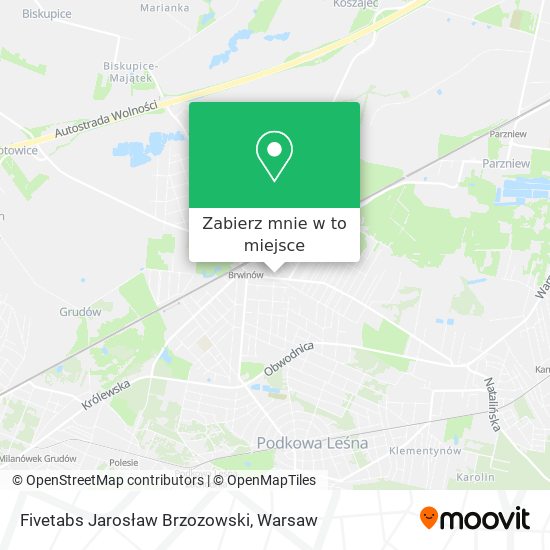 Mapa Fivetabs Jarosław Brzozowski