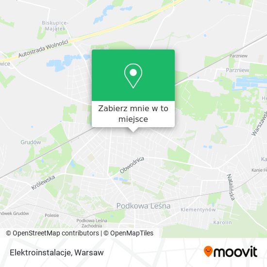 Mapa Elektroinstalacje