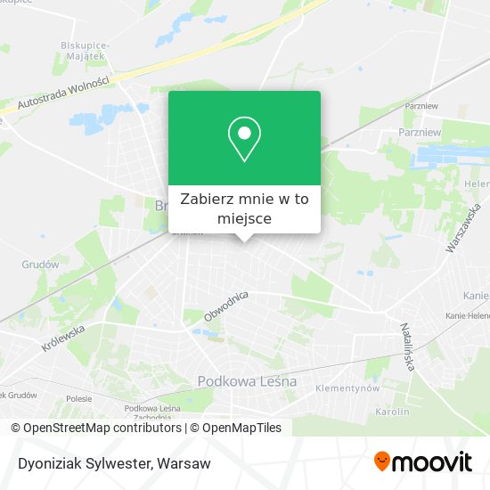 Mapa Dyoniziak Sylwester