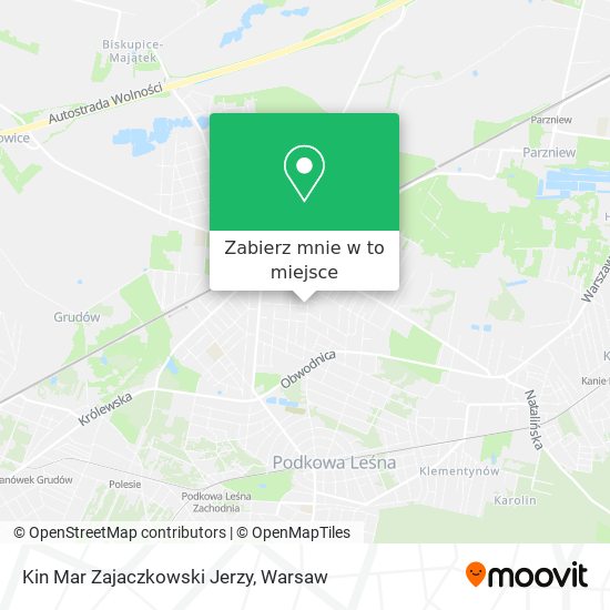 Mapa Kin Mar Zajaczkowski Jerzy