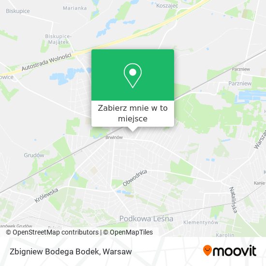 Mapa Zbigniew Bodega Bodek