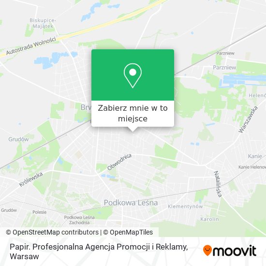 Mapa Papir. Profesjonalna Agencja Promocji i Reklamy