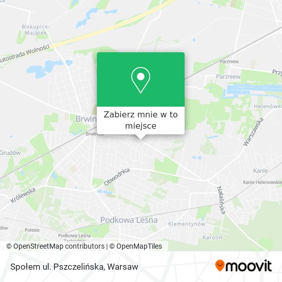 Mapa Społem ul. Pszczelińska