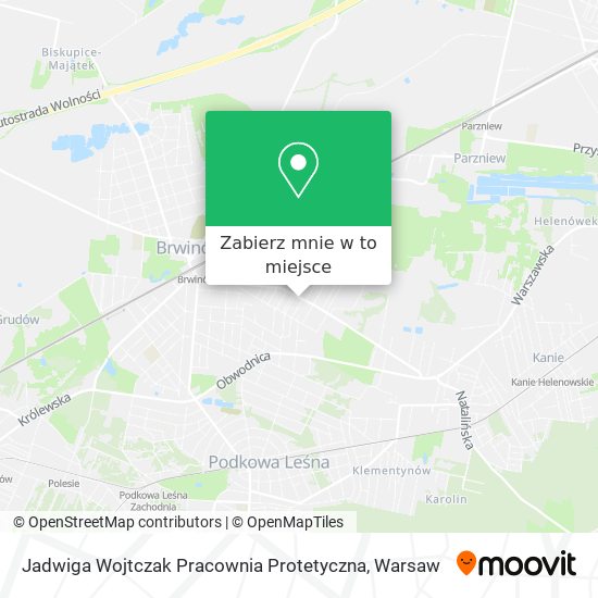 Mapa Jadwiga Wojtczak Pracownia Protetyczna