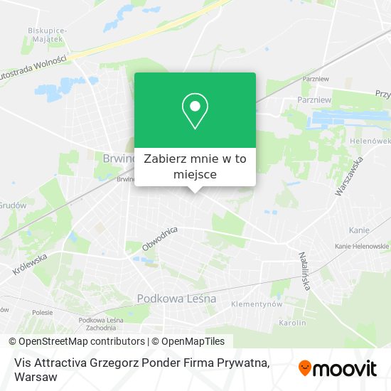 Mapa Vis Attractiva Grzegorz Ponder Firma Prywatna