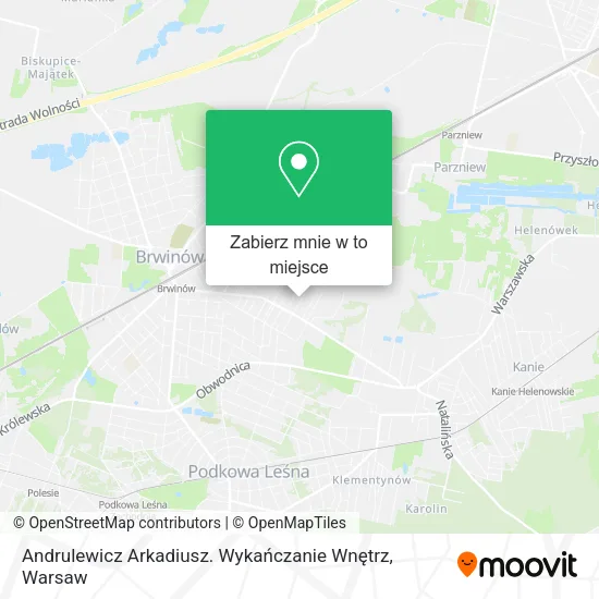 Mapa Andrulewicz Arkadiusz. Wykańczanie Wnętrz