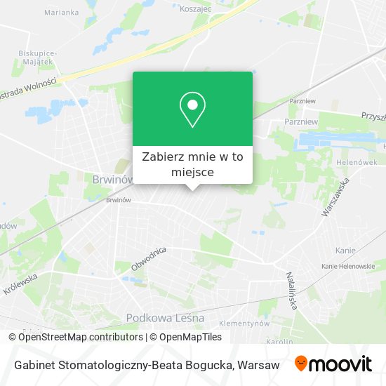 Mapa Gabinet Stomatologiczny-Beata Bogucka