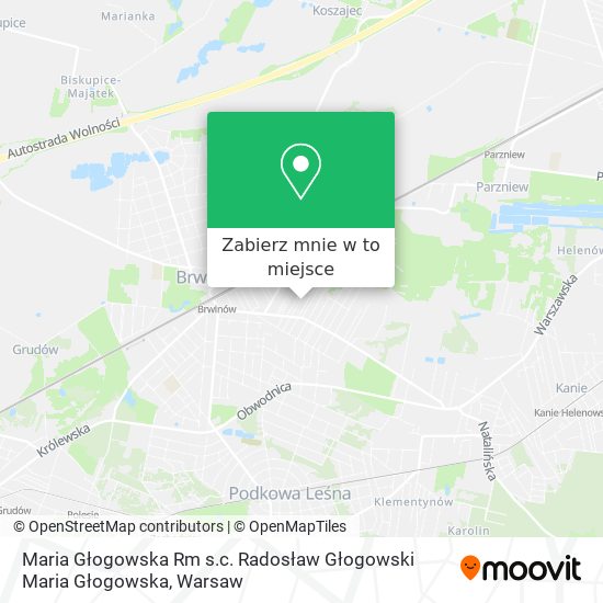 Mapa Maria Głogowska Rm s.c. Radosław Głogowski Maria Głogowska