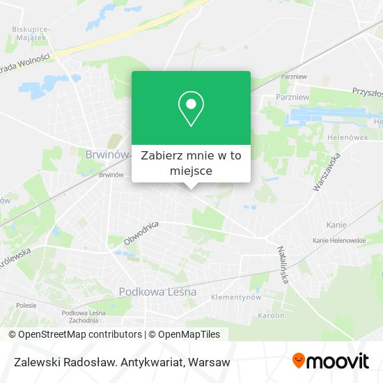 Mapa Zalewski Radosław. Antykwariat