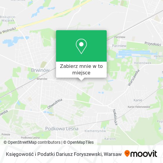 Mapa Księgowość i Podatki Dariusz Foryszewski