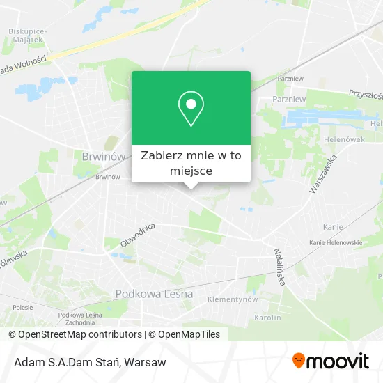 Mapa Adam S.A.Dam Stań