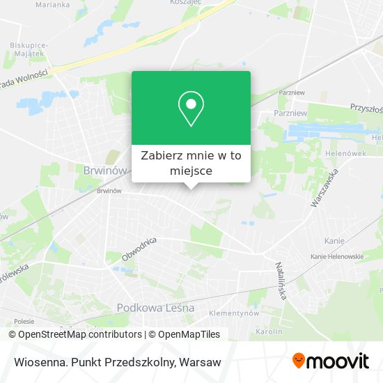 Mapa Wiosenna. Punkt Przedszkolny