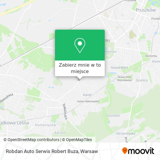 Mapa Robdan Auto Serwis Robert Buza