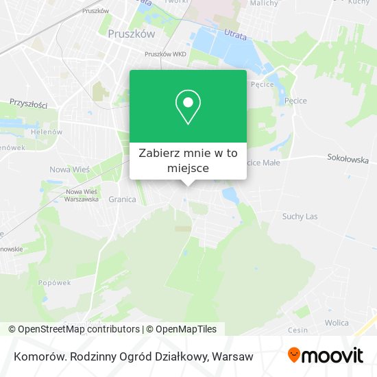 Mapa Komorów. Rodzinny Ogród Działkowy