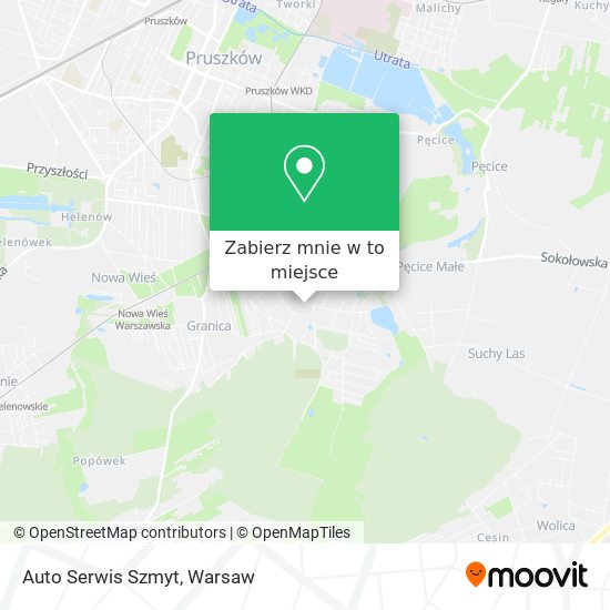 Mapa Auto Serwis Szmyt