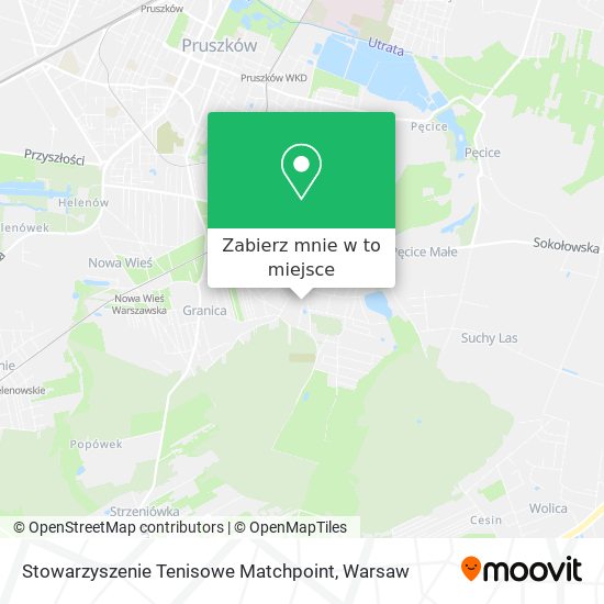 Mapa Stowarzyszenie Tenisowe Matchpoint