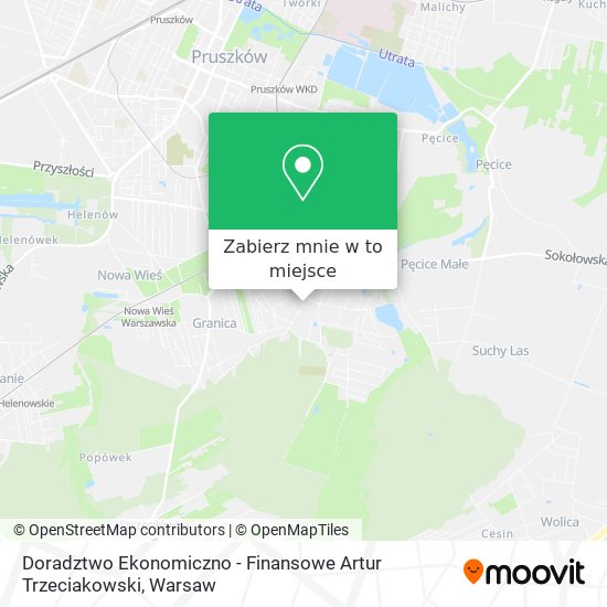 Mapa Doradztwo Ekonomiczno - Finansowe Artur Trzeciakowski