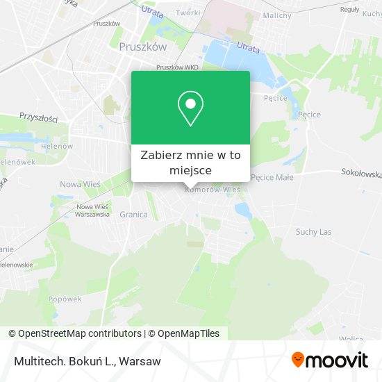 Mapa Multitech. Bokuń L.